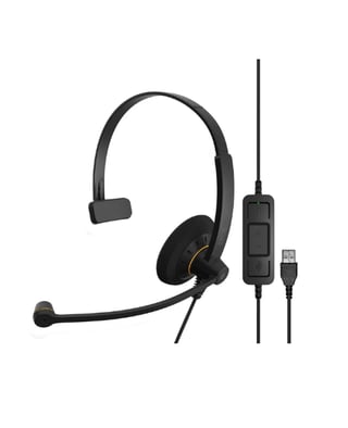 SENNHEISER EPOS SC30 USB ML MONO SİYAH KULAK ÜSTÜ KULAKLIK