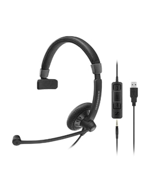 SENNHEISER EPOS SC45 USB MS MONO SİYAH KULAK ÜSTÜ KULAKLIK