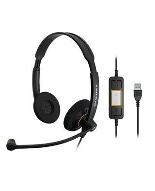 SENNHEISER EPOS SC60 USB ML DUO UC SİYAH KULAK ÜSTÜ KULAKLIK