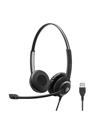 SENNHEISER EPOS SC260 USB DUO SİYAH KULAK ÜSTÜ KULAKLIK