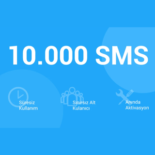10.000 Avantajlı Kurumsal SMS Paketi