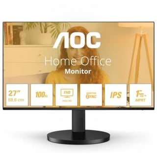 AOC 27'' 27B3HA2 IPS MM Monitör 1ms Siyah 1920x1080, 100Hz, Hoparlör, HDMI, VGA, Vesa, Adaptive Sync
