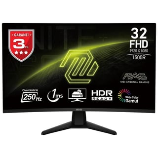 MSI 27'' MAG 275F Flat RAPID IPS 0.5ms(GTG) Adaptıve-Sync Siyah FHD Monitör 1920x1080,16:9 180HZ
