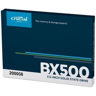 Crucial BX500 2TB SSD Disk CT2000BX500SSD1 540 - 500 MB/s, 2.5'', Sata3, 3 YIL Garanti, 7mm