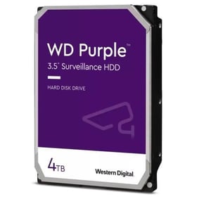 WD PURPLE 3,5'' 4TB 256MB 5400RPM WD43PURZ Surveillance, SATA 3, 7/24, RAID, Güvenlik Disk (2 YIL GARANTİLİ