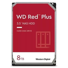 WD RED PLUS 3,5'' 8TB 256MB 5640RPM WD80EFPX Intellipower, SATA 3/6GB/S , 7/24, RAID, Nas Disk (2 YIL GARANTİLİ)